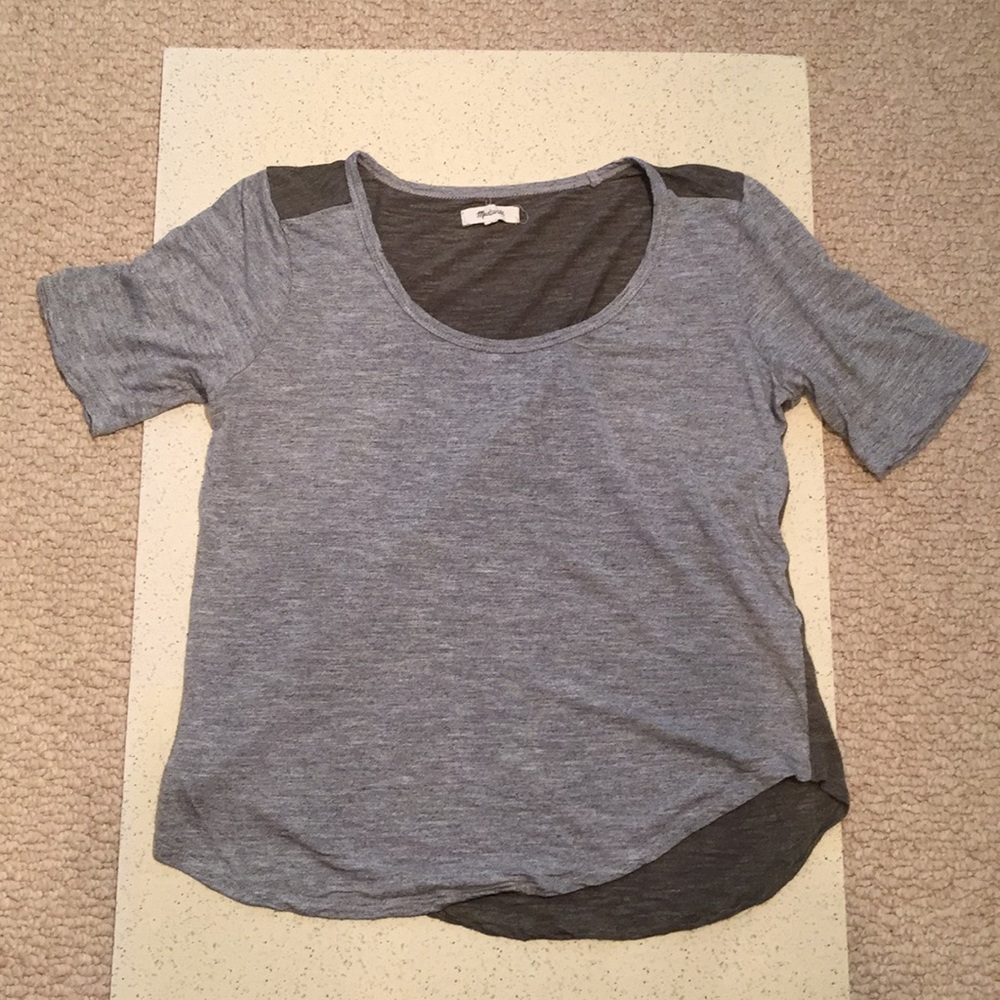 Madewell high low T-shirt Size M